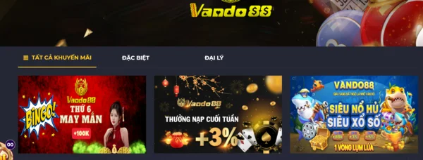 Khuyến mãi vando88 siêu hoàn trả