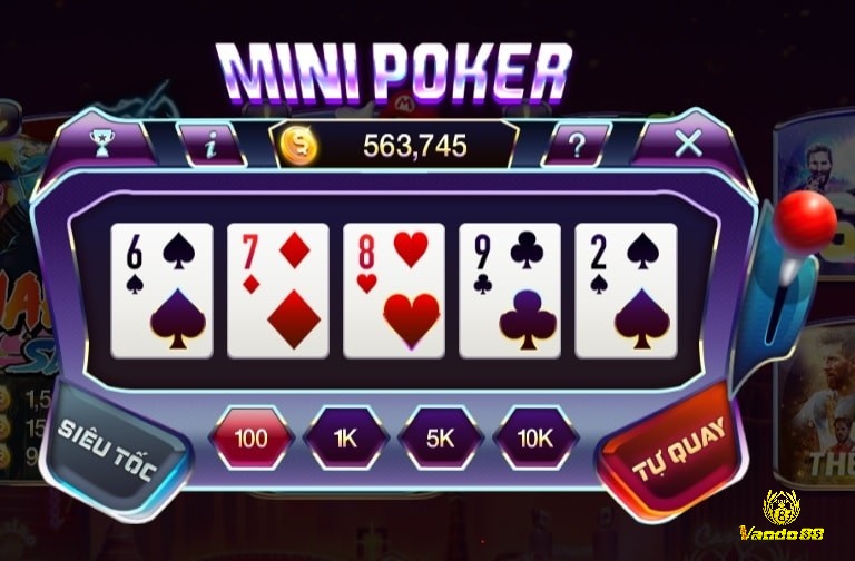 Cách quay hiệu quả nhất đúng luật chơi Mini Poker